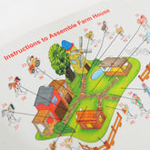Buy DIY Farm House Model for Kids 8 to 12 Year Old I Make Your Own Paper Model